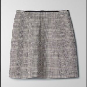 Babaton Modern Mini Skirt - LG Glen Check - size 8